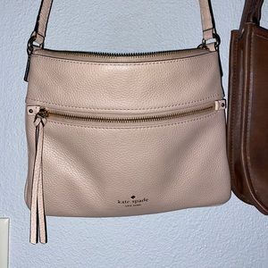 Tan/pink Kate spade purse